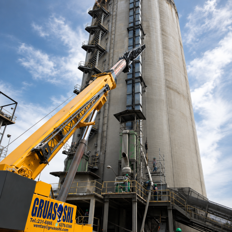 Montaje Elevador Silo de Cemento Cementos Argos Panamá - 2019